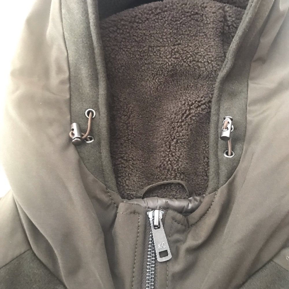 Kenneth Cole Mens Coat Large Olive - Picture 5 of 9